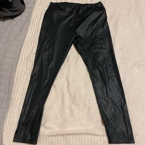 Target Leather Leggings, size L